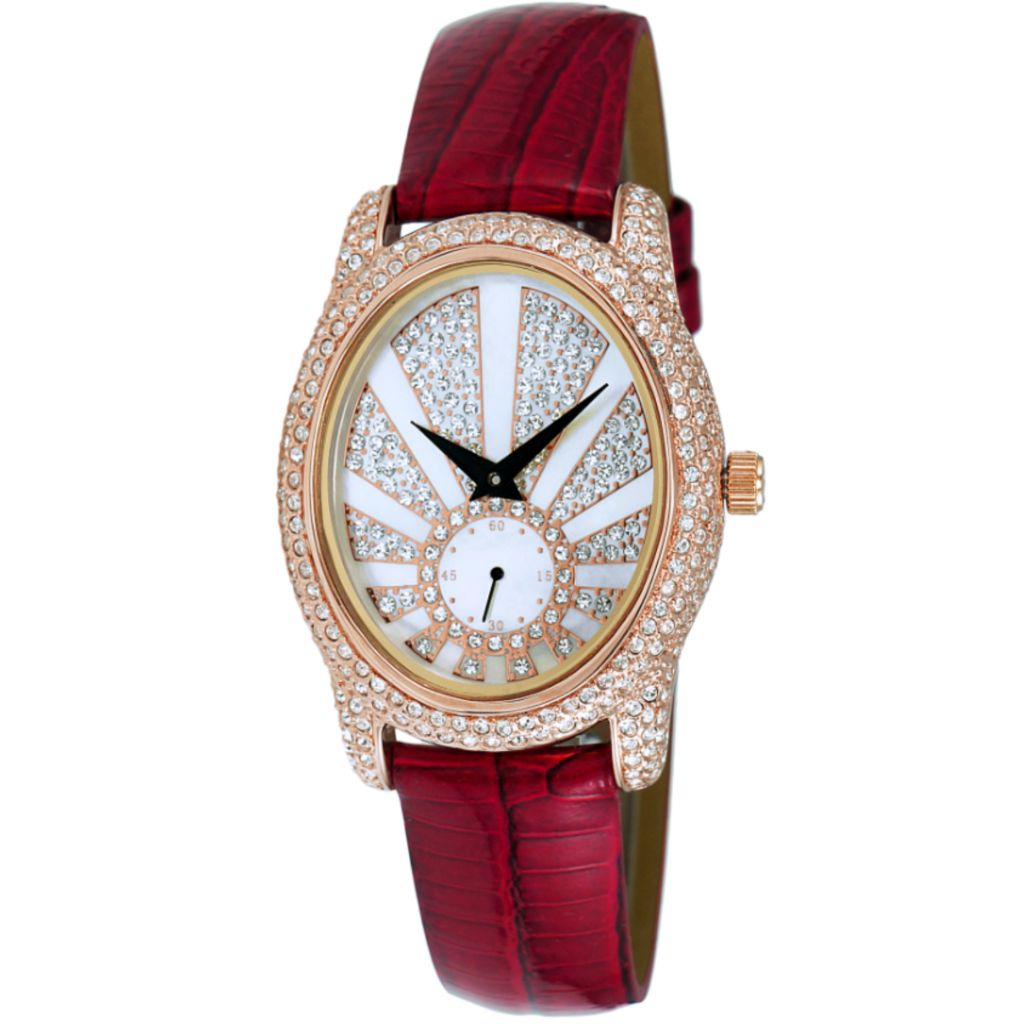 Adee Kaye Australian Crystal/Baguettes Ladies Watch deals