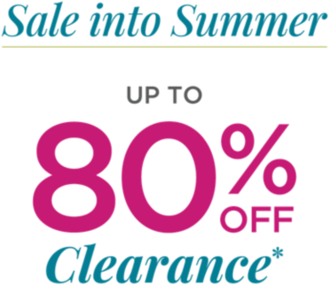 Sale Into Summer! Up To 80% Off Clearance!