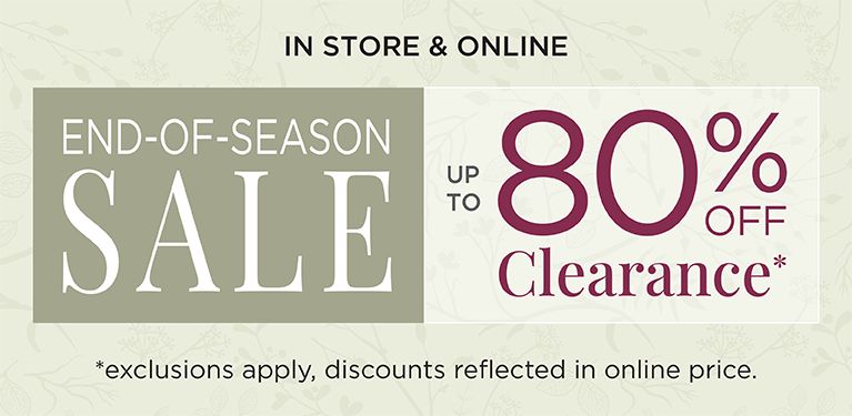 New Markdowns Taken! In-Store & Online! Red Hot Summer Sale! Up To 80% Off Clearance! (Exclusions apply; discounts reflected in online price.)