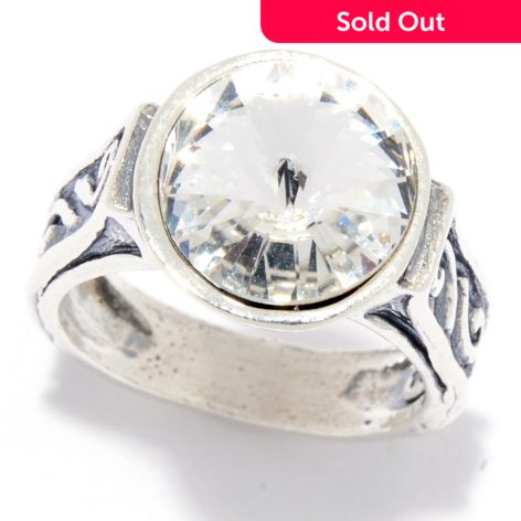 Bitterheid Merchandiser plastic Passage to Israel™ Sterling Silver Solitaire Ring Made w/ Swarovski Crystal  - ShopHQ.com