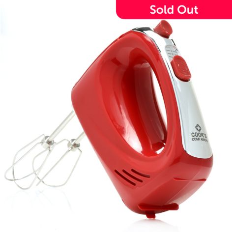 Cook's Companion® 3-Speed Rechargeable Cordless Hand Mixer 