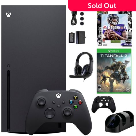 Xbox Series X 1TB Console w/ Madden 21 Game, Titanfall 2 Game & Accessories