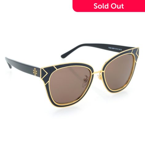 Tory Burch 53mm Squared Cat Eye Frame Sunglasses 